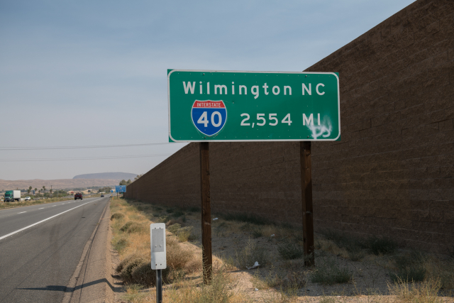 Western end of I-40