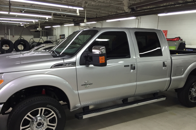 2016 Ford F-350 Platinum with 35% window tint