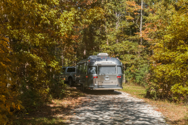 Heading into the wilderness at Jersey Shore Haven Airstream Park