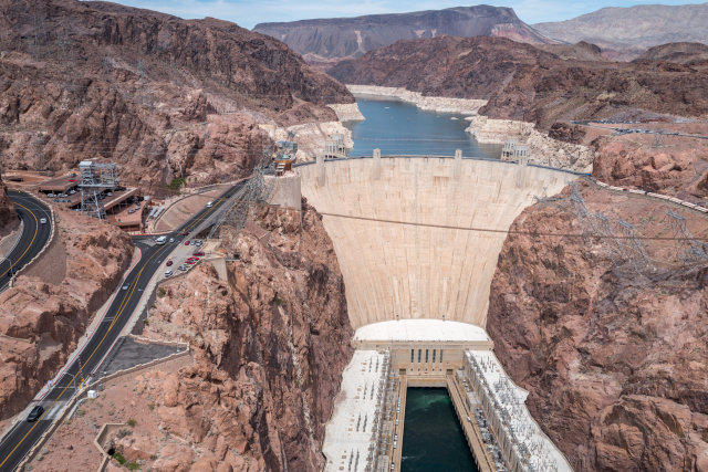 Hoover Dam from the Mike O’Callaghan-Pat Tillman Memorial Bridge