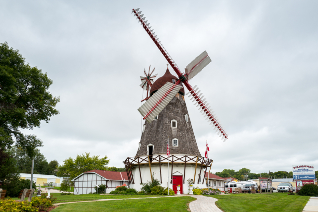 The only authentic working Danish windmill in America