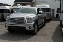Toyota Tundra ready for first hitch session at Colonial Airstream in Lakewood New Jersey