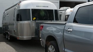 Toyota Tundra hitched for first time to new Airstream
