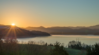 Sunrise in the Great Smoky Mountains National Park