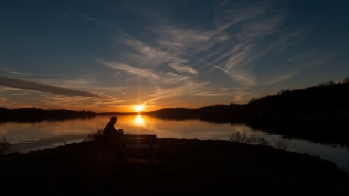 Sunset on the Tennessee River
