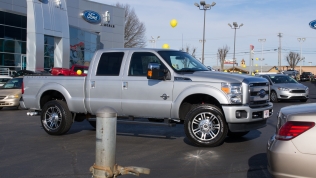 2016 Ford F-350 Platinum 6.7L Power Stroke leaving dealer