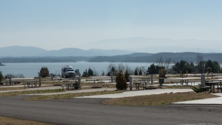 Room with a view at Anchor Down RV Resort on opening weekend