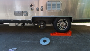 Centramatic wheel balancers ready for installation