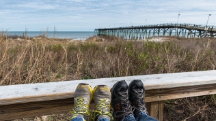 Foot shot at Kure Beach, NC