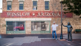 Terry hanging with Glenn Frye