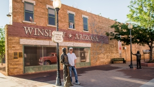 Standin' on the corner in Winslow Arizona