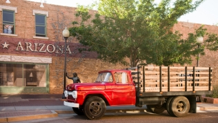 It's a girl, my Lord, in a flat-bed Ford