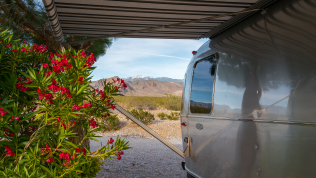 Mountain view from our site