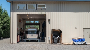 In the work bay at AM Solar