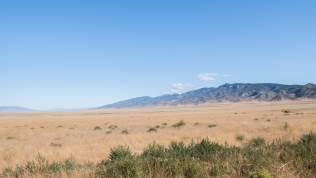 View along the Loneliest Road in America